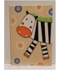 Houten kaart - Zebra