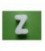 Zeepletter alfabet Z