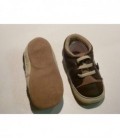 Bruin baby schoen / slofje -Melton