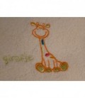 Zwanger cadeau | oranje giraf 1