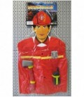 Brandweer kledingset plastic