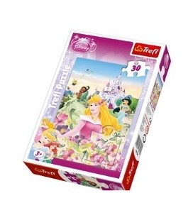 Puzzel prinses 3X 30 stukjes