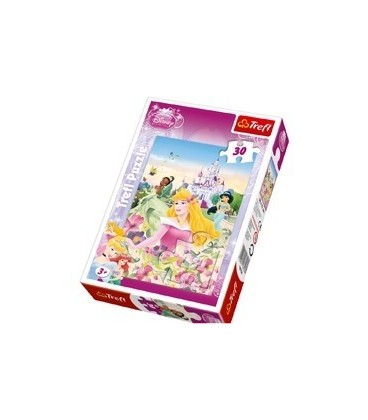 Puzzel prinses 3X 30 stukjes