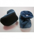 Stoffen babyslof - gemeleerd blauw