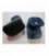 Stoffen babyslof - gemeleerd blauw