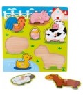 Schattige dieren houten puzzel