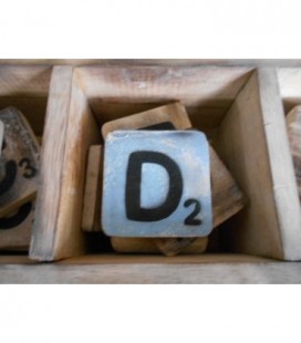 Scrabble letter D