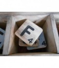 Scrabble letter F