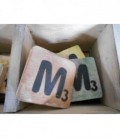 Scrabble letter M