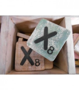 Scrabble letter X