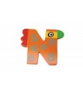 Houten Naamletter N