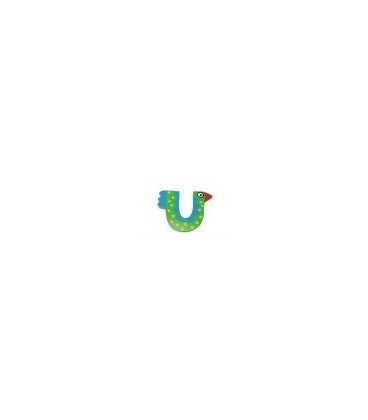Houten Naamletter U