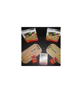 Houten Duo Keezbord 2 pers. puzzelvorm