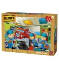 Kiddy puzzel monteur garage - 24 stukjes King International
