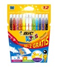 10+2 bic kids uitwasbare toverstiften