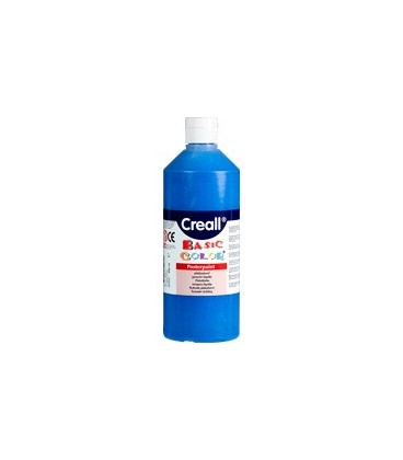 Plakkaat verf blauw 500 ml