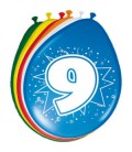 Cijferballon 9 jaar