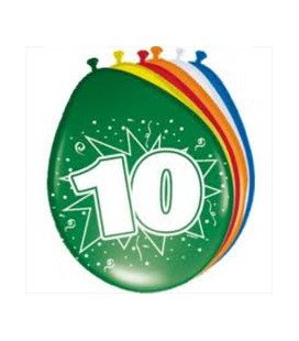 Cijferballon 10 jaar