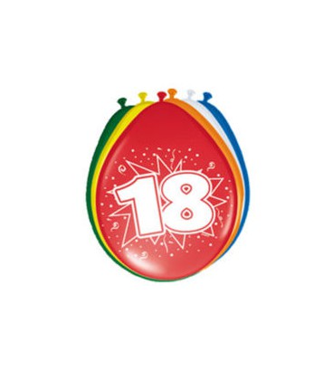 Cijferballon 18 jaar