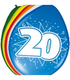 Cijferballon 20 jaar