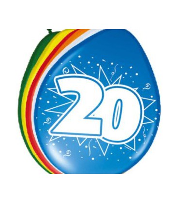 Cijferballon 20 jaar