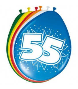 Cijferballon 55 jaar