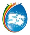 Cijferballon 55 jaar