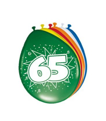 Cijferballon 65 jaar