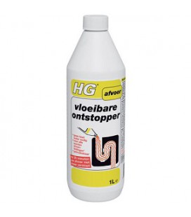 HG  Vloeibaar onstopper 500 ml / effectief de afvoer ontstoppen