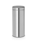 Brabantia touch bin afvalemmer 30 liter matt steel