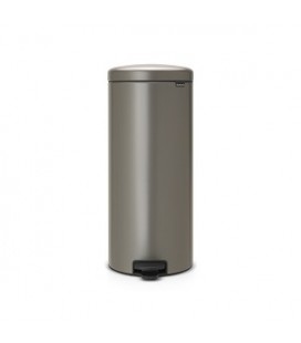 Brabantia pedaalemmer newicon 30 liter platinum kunststof binnen emmer