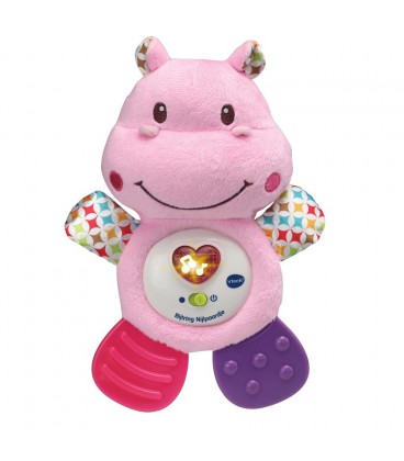 Vtech bijtring nijpaard roze
