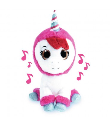 k3 pluche unicorn hanne en muziek 20 cm