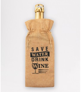 Bottle gift bag - save water