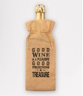 Bottle gift bag - good wine is a pleasure