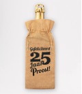 Bottle gift bag -  25 jaar