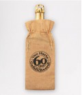 Bottle gift bag -  60 jaar