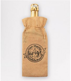 Bottle gift bag -  jarige