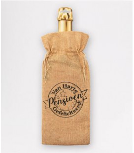 Bottle gift bag -  pensioen