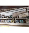 Plankjes voor scrabble letters